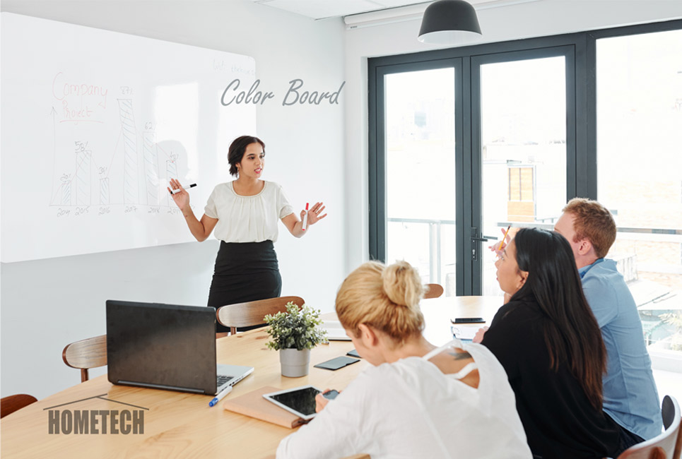 کالربرد شیشه ای مغناطیسی سوپر کلیر  ۲۰۰x۱۰۰ سانتی‌متر