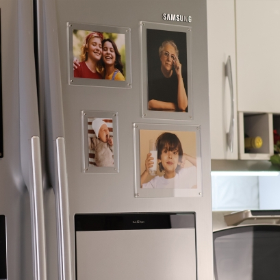 قاب عکس پلکسی رویخچالی  قاب عکس پلکسی رویخچالی