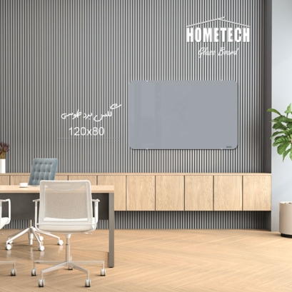 گلس برد   120x80 cm  طوسی