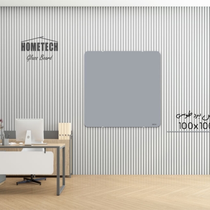 گلس برد  100x100 cm طوسی