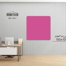 گلس برد   100x100 cm صورتی گلس برد   100x100 cm صورتی