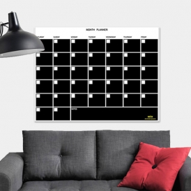 وایت برد شیشه ای سوپر کلیر برنامه ریزی ماهانه Month Planner وایت برد شیشه ای سوپر کلیر برنامه ریزی ماهانه Month Planner