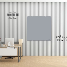 گلس برد  100x100 cm طوسی گلس برد  100x100 cm طوسی